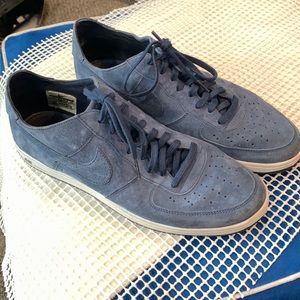 Blue Suede Nike Air - Size 12 Men or Women